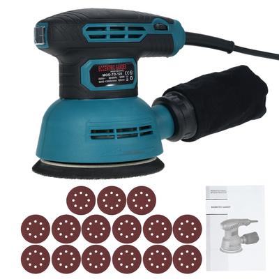 15 Adet Zımpara Kağıdı ile 5 İnç Rastgele Yörüngeli Zımpara Makinesi 12000 RPM 6 Değişken Hızlı Zımpara Makinesi Yüksek