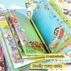 Cartoon Simple A5 Hard Shell Color Page Notebook Kawaii Anime  Homework Drawing Student Diary Handbooks Birthday Gifts
