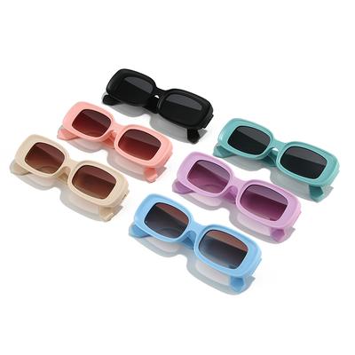 New Kids Sunglasses Daily Square Sun Glasses Retro Trend Boys Girls Eyeglasses Fashion Minimalist  Children Sunglasses Uv400