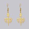 Dawapara Norse Runes Wardruna Symbol Earrings Elder Futhark Mythology Protection Amulet Stainless Steel Dangle Earrings