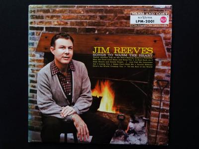 LP Record JIM REEVES - Songs To Warm The Heart LPM2001 RCA Victor 1963 Germany Folk Used