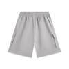 Li Ning Basketball Series Solid Color Versatile Comfortable Simple Sports Shorts Men Shorts Geological-Gray AKSV019-3