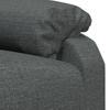 Vidaxl Armchair With Massage, Dark Gray, Fabric