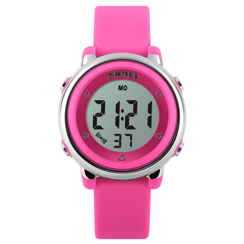 Fashion children's electronic watch luminous women's waterproof student digital display