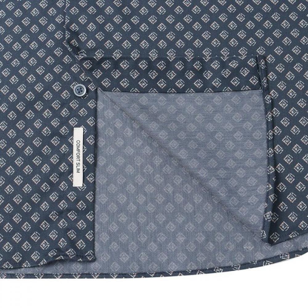 DakS Men S Cotton 100 Printed Comfort Slim Fit Shirt dma1Shdl281n1