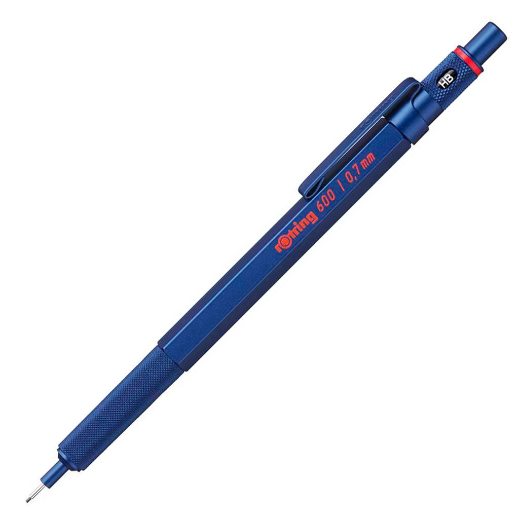 Rotring Mechanical Pencil Iron Blue 600 2114267 0.7mm rOtring Mechanical Pencil Luxury Writing Instrument Stationery Made in Germany Drafting Pen