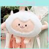 Cute White Plush Lamb Backpack Cartoon Doll Shoulder Bag For Girls Birthday Gift
