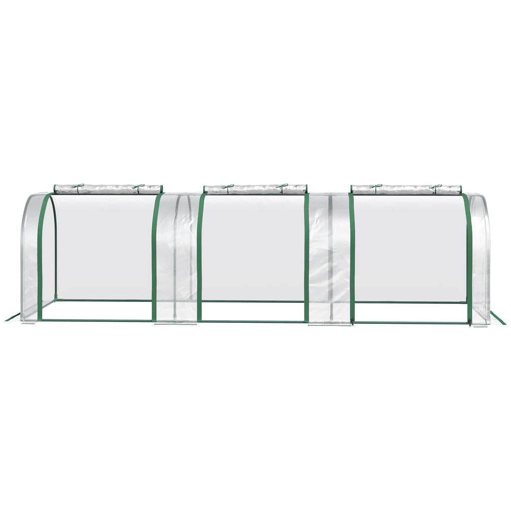 295 X 100 Cm Low Tunnel Greenhouse - Clear