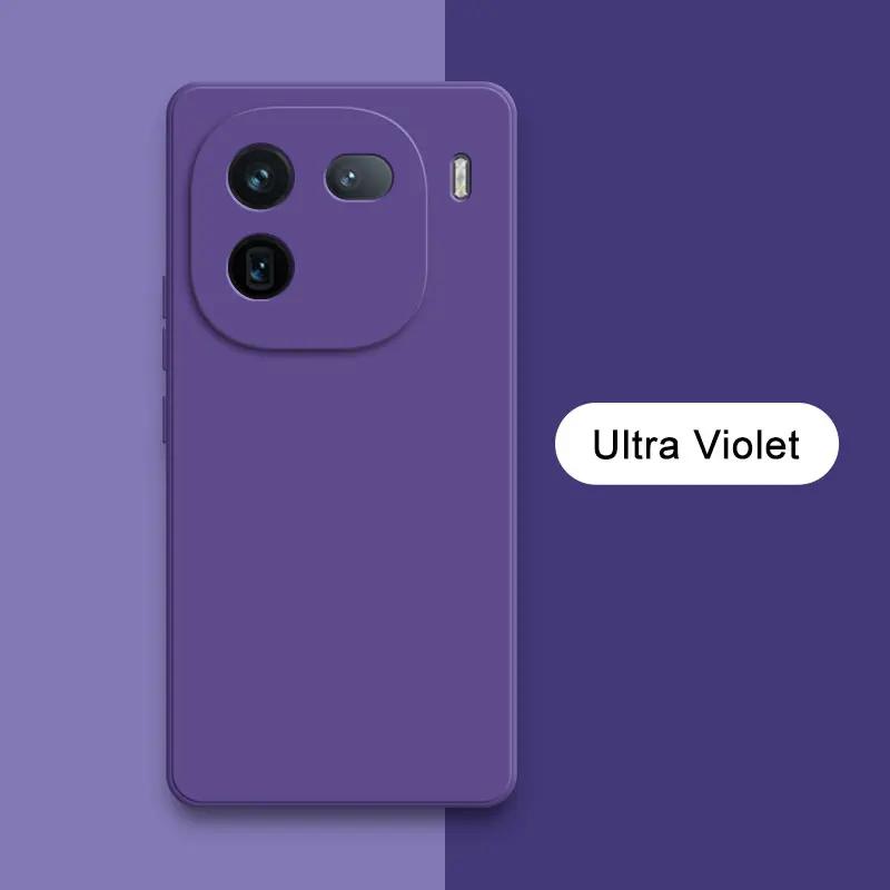 Square Liquid Silicone Phone Case for VIVO IQOO 12 Pro Back Cover IQOO12 12Pro 360 Protective Soft Shockproof Shield Armor Funda