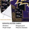 Baltimore Ravens Wall Tapestry Aesthetic Wall Hanging Printed Fabric Blanket Decorative Tapestries for Bedroom Living Room Home Decor