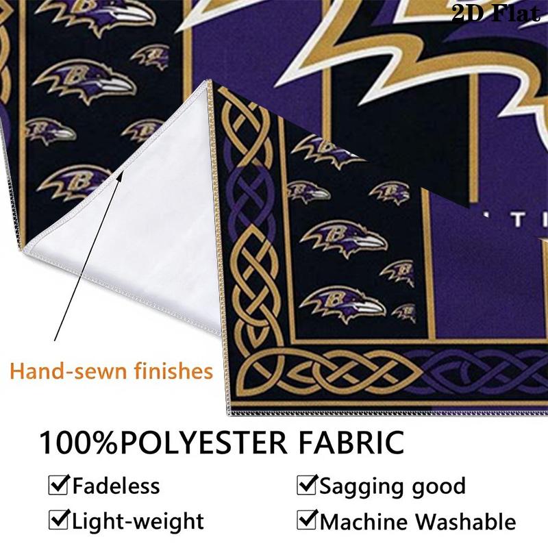 Baltimore Ravens Wall Tapestry Aesthetic Wall Hanging Printed Fabric Blanket Decorative Tapestries for Bedroom Living Room Home Decor