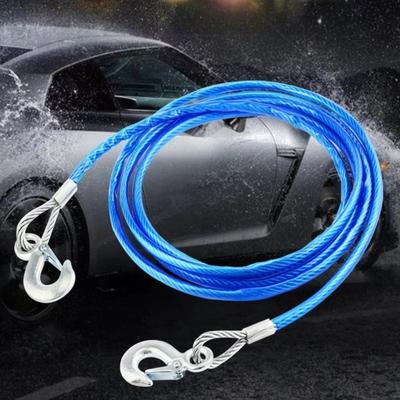 Heavy-Duty Tow Strap Steel Wire Towing Strap Car Supplies - High Tensile Strength For Truck Boats Motorcycles