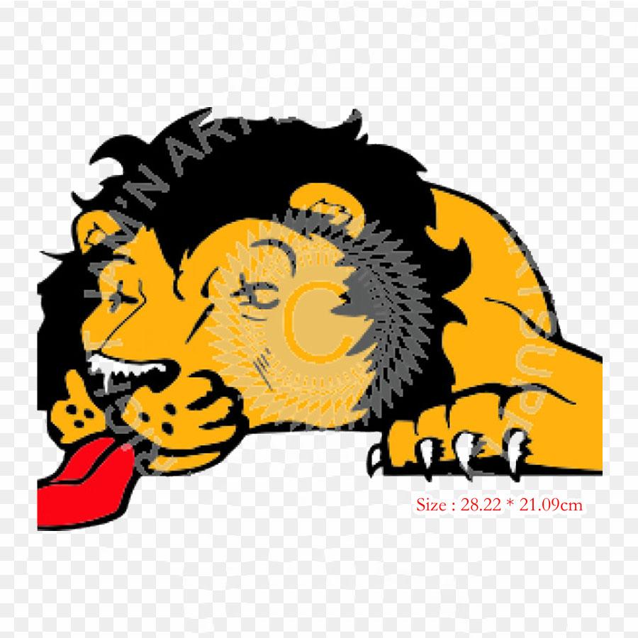 

Dead Lion Mufasa Lion гладить на термопереносной печати виниловые нашивки наклейки для одежды DIY аппликации моющиеся нашивки