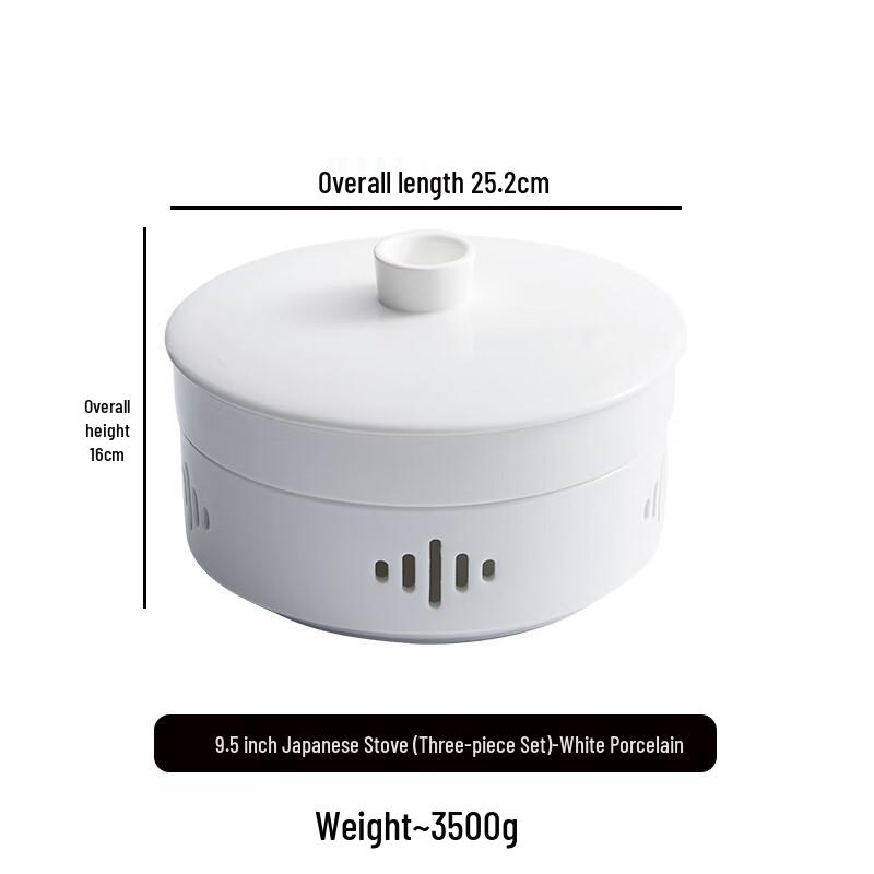 Ceramic Warming Dish with Candle Heater