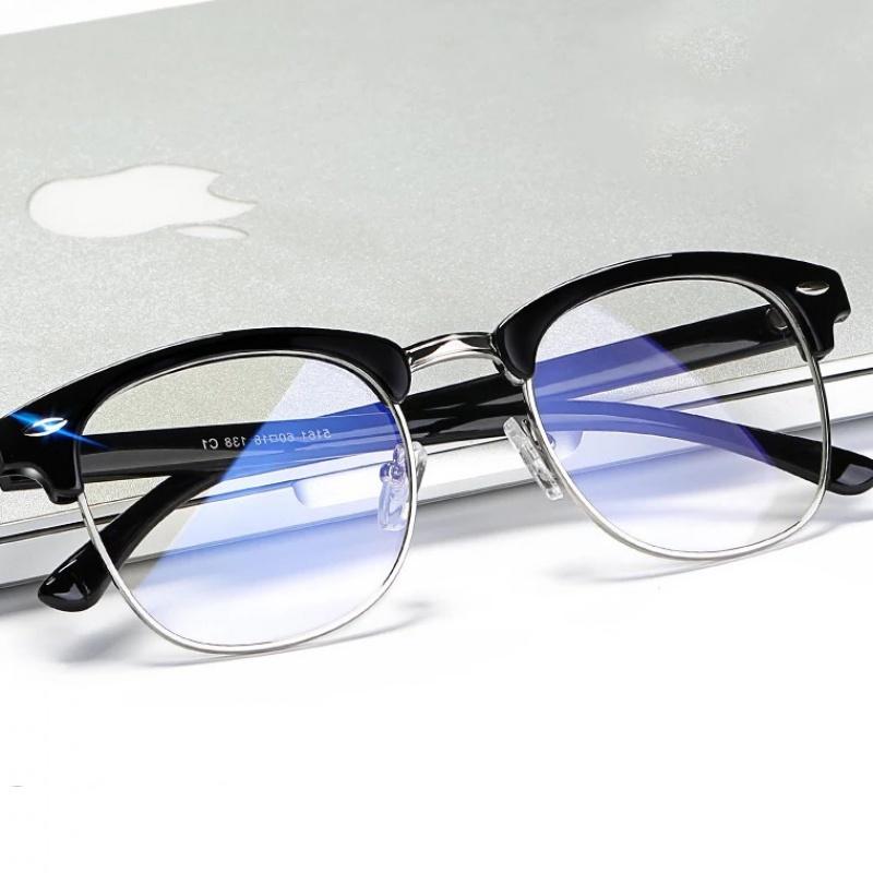 Vintage Floral Retro Mens Womens Clear Lens Wayfarer Eyeglasses Glasses Frames Anti-radiation x
