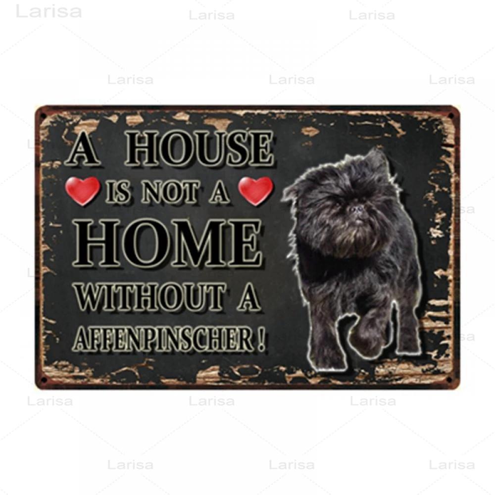 Pets Animal Dog Metal Poster Pitbull Bulldog Chihuahua Tin Sign Vintage Plate Home Decor Bar Pet Shop Wall Art Metal Painting