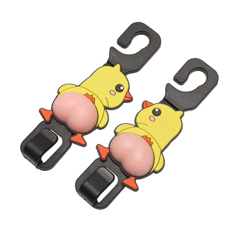 

Head Restraint Hook Multifunctional Universal Cartoon Car Supplies Car Seat Hook Lovely Car Accessories Car Interior Strong Hook