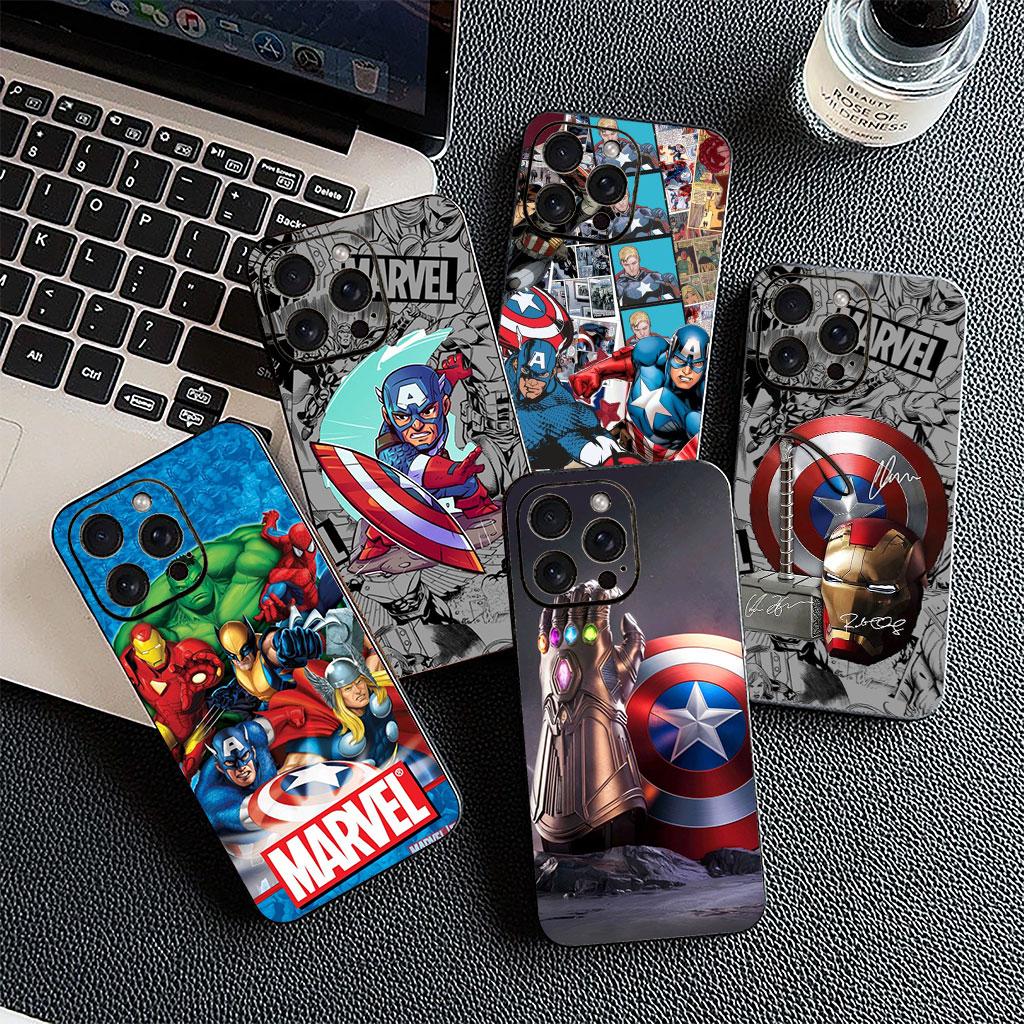 Captain Marvel America Shield Phone Cover for Samsung Galaxy A56 A26 A36 A10 A20 A30 A31 A32 A50 A51 A52 A53 A33 A12 A14 Case