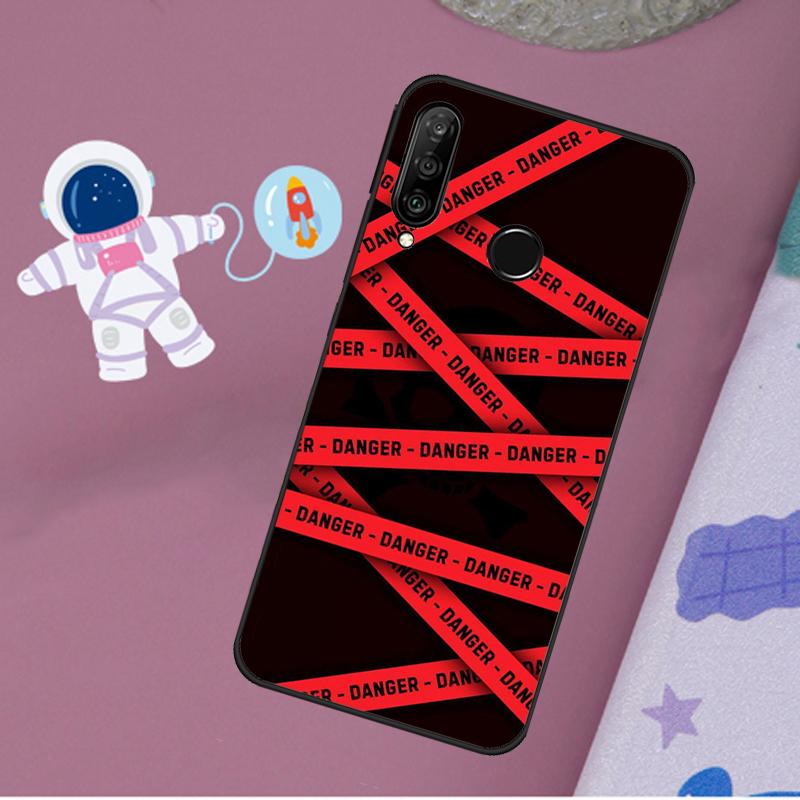Warning Angry Danger Owner For Huawei Nova Y72 Y73 Y60 Y70 Y90 Y61 Y91 7i 8i 11i 12i 12s 9 10 SE P20 P30 P40 Lite Case
