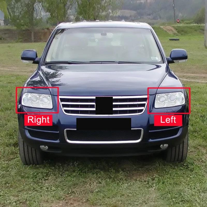 For VW Volkswagen Touareg 2003 2004 2005 2006 Headlight Shell Lamp Shade Transparent Lens Cover Headlight Cover