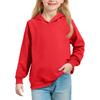 Big Kids' Solid Hoodie - Unisex Pullover Sweatshirt