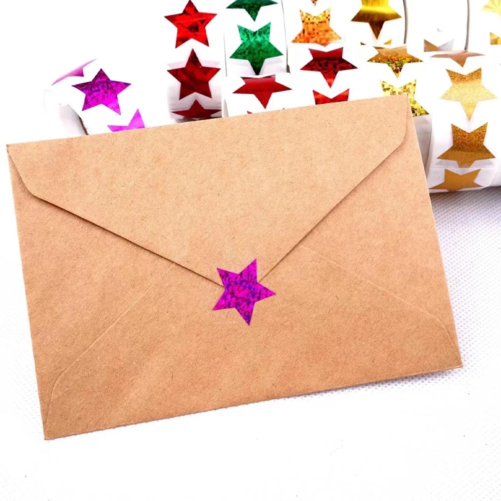 500pcs Glitter Star Stickers for Kids Reward Foil Student Behavior Planner Classroom Incentive Supplies Christmas Decorate Gifts