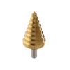 10-45mm HSS 4241 Step Drill with Triangle Shank & Straight Groove