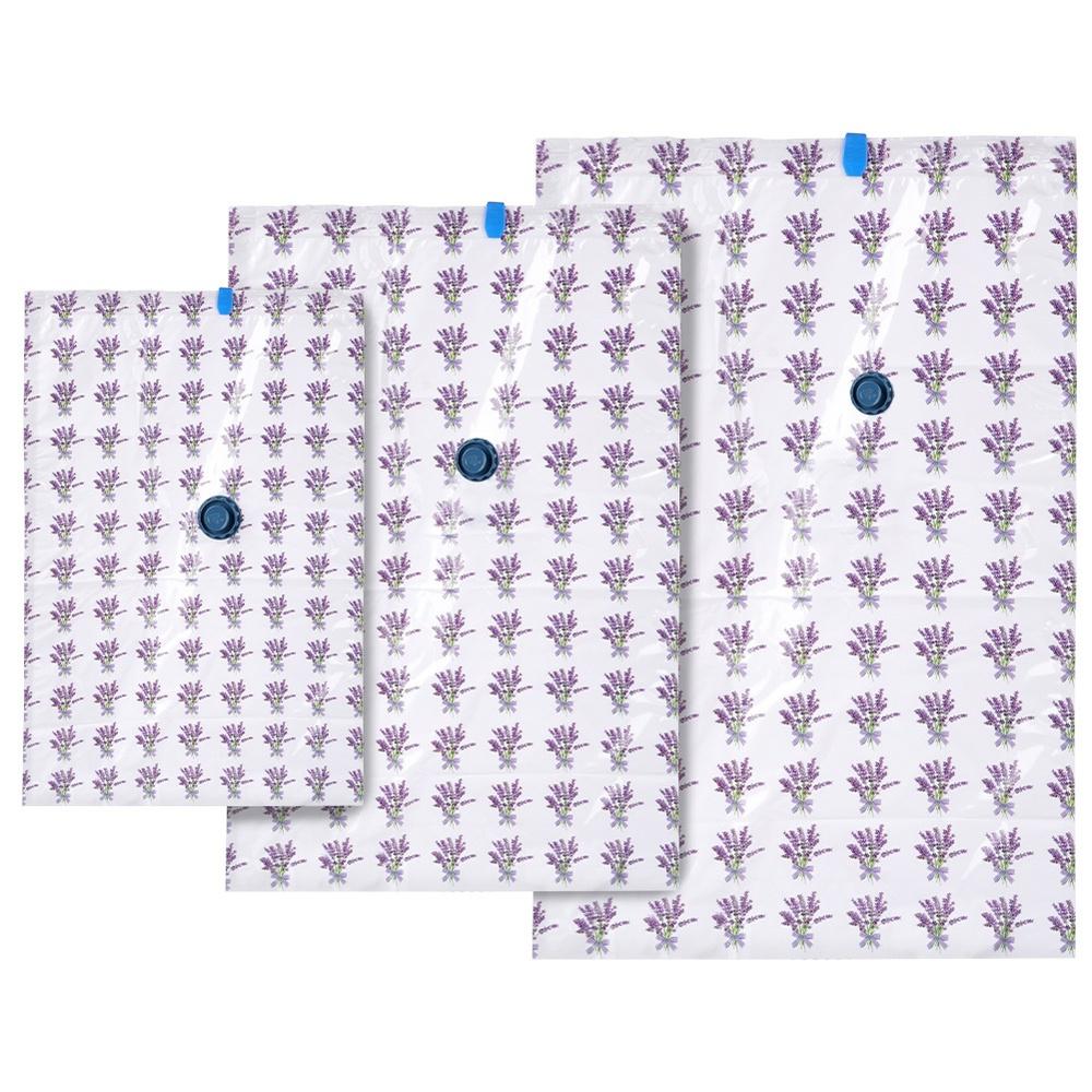 Vacuum Bags For Clothes And Bedding Lavender 70X100 / 80X120 / 100X130 Cm, 6 Pcs.