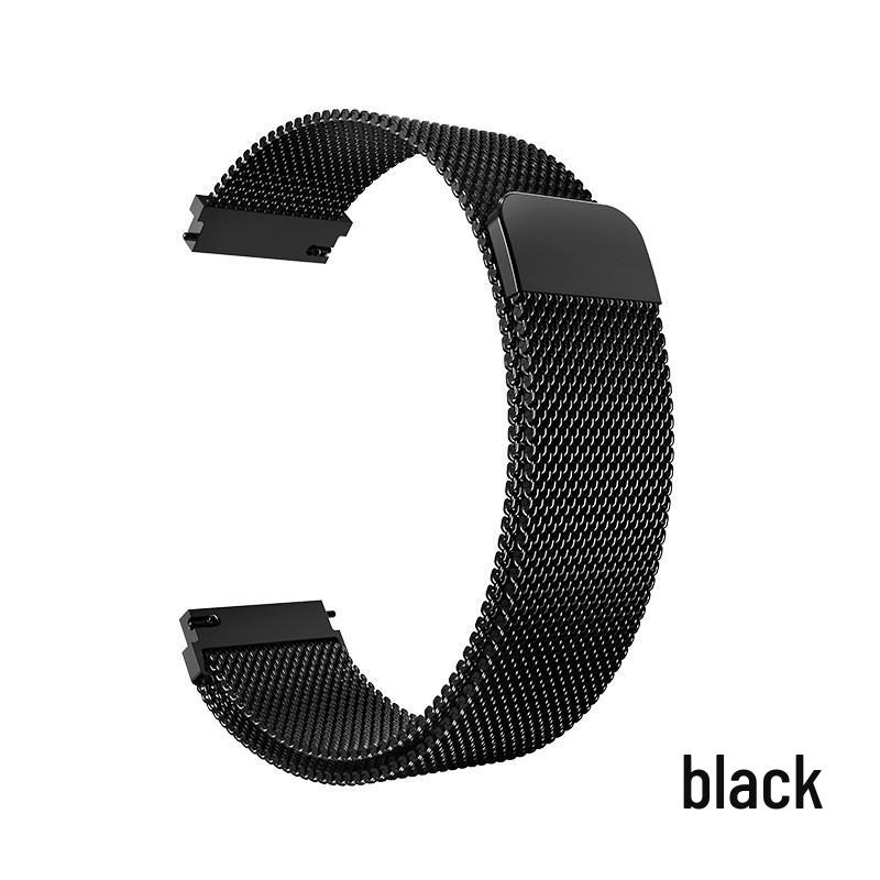 Compatible Milanese Stainless Steel Magnetic Loop Watch Band for Huawei GT4, Samsung 6, Xiaomi S4, and Watch5.