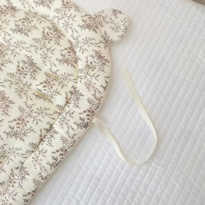 Machine Washable Strollers Seat Cushion Soft Comfortable Insert Pad for Infant Pushchairs Yearly Round Comfort