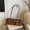 Autumn Niche Leopard Print Bag Women's Large-capacity New Casual Niche Single Shoulder Armpit Bag Work Commuter Bag