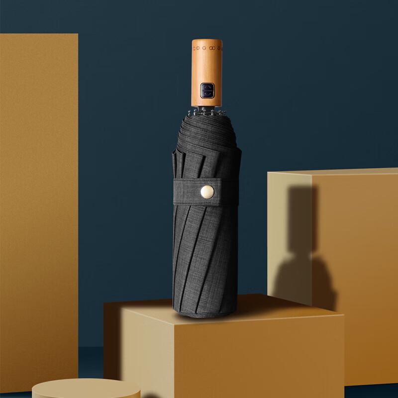 Xu Qing Men s 10-Rib Automatic Folding Business Umbrella