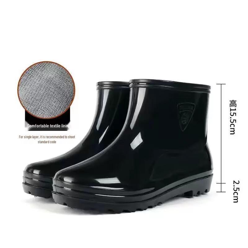 HUAJI Industrial Safety Rain Boots