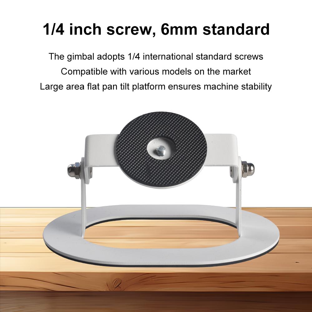 

Salange Mini Projector Stand Mount Desktop Holder Bracket 1/4 Universal Screw Hole Compatible with Xiaomi HY300 HY320 Projectors серебряный