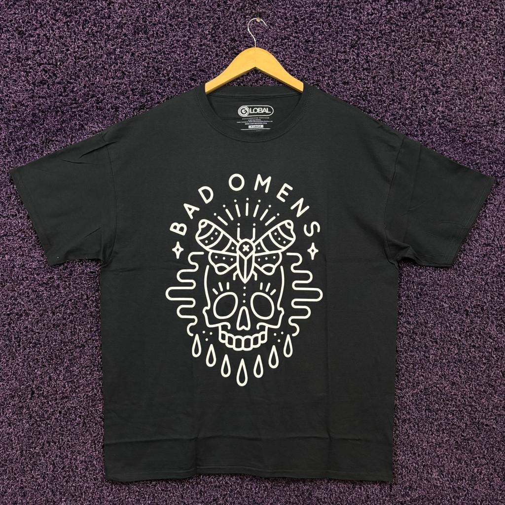 Bad Omens The Candy Skull Death Moth Metalcore T-Shirt XL Unisex T-Shirt