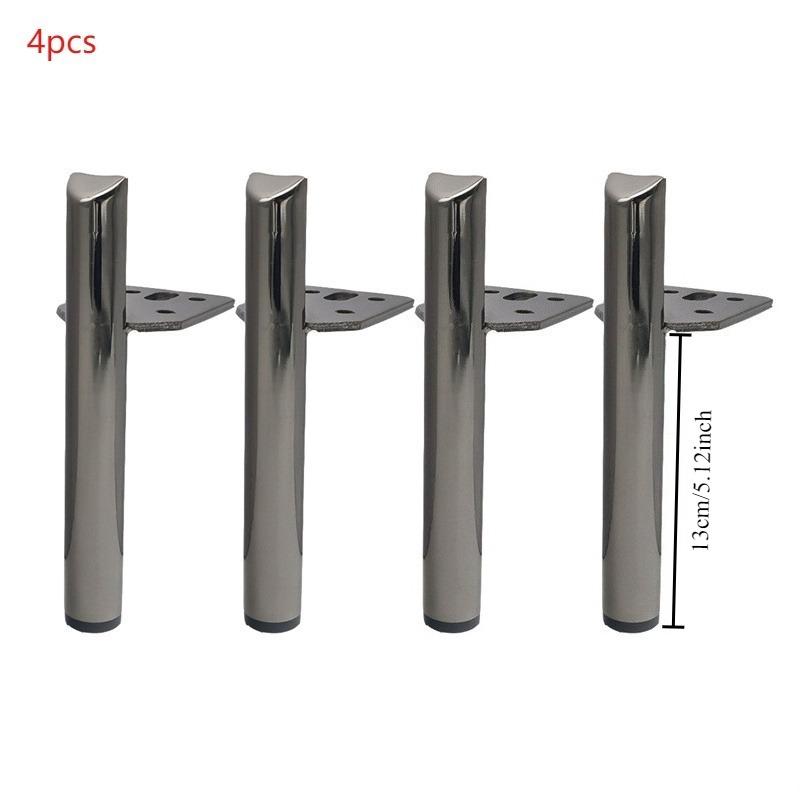 4pcs Furniture Legs Mounted Style Furniture DIY Replacement Feet Coffee Table Feet Metal Furniture Leg for Sofa Cabinet Side