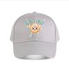 Cute Pastry Powerlifting Cartoon Wor Baseball Cap Fashion Outdoor Sports Sunhat Unisex Snapback Cap Womens