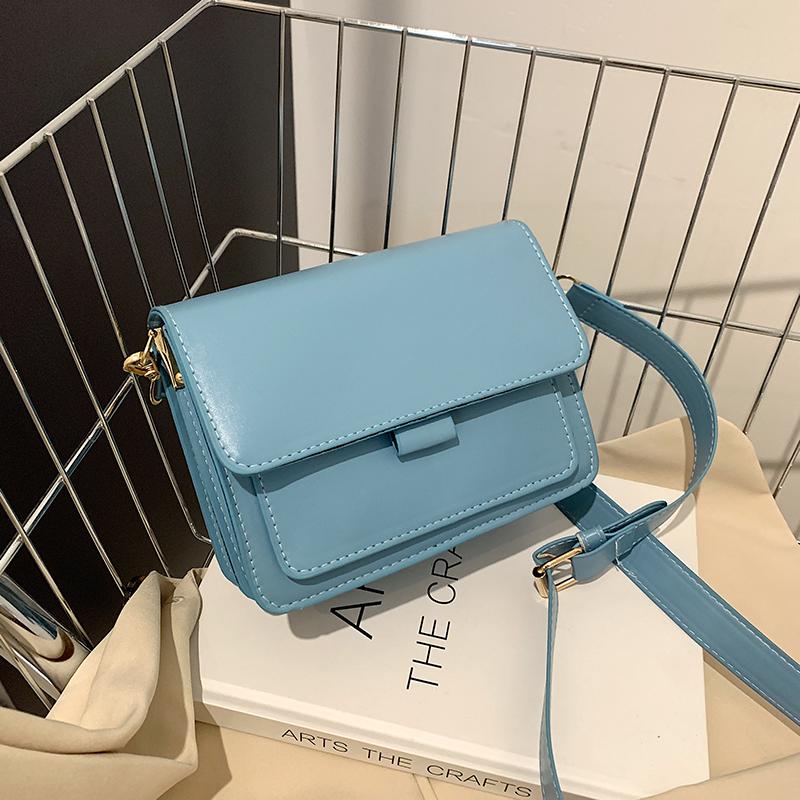 Fashion Brand Women's Small Crossbody Bag Lightweight PU Leather Messenger Bag Flap Purse Summer Travel Bag for Female