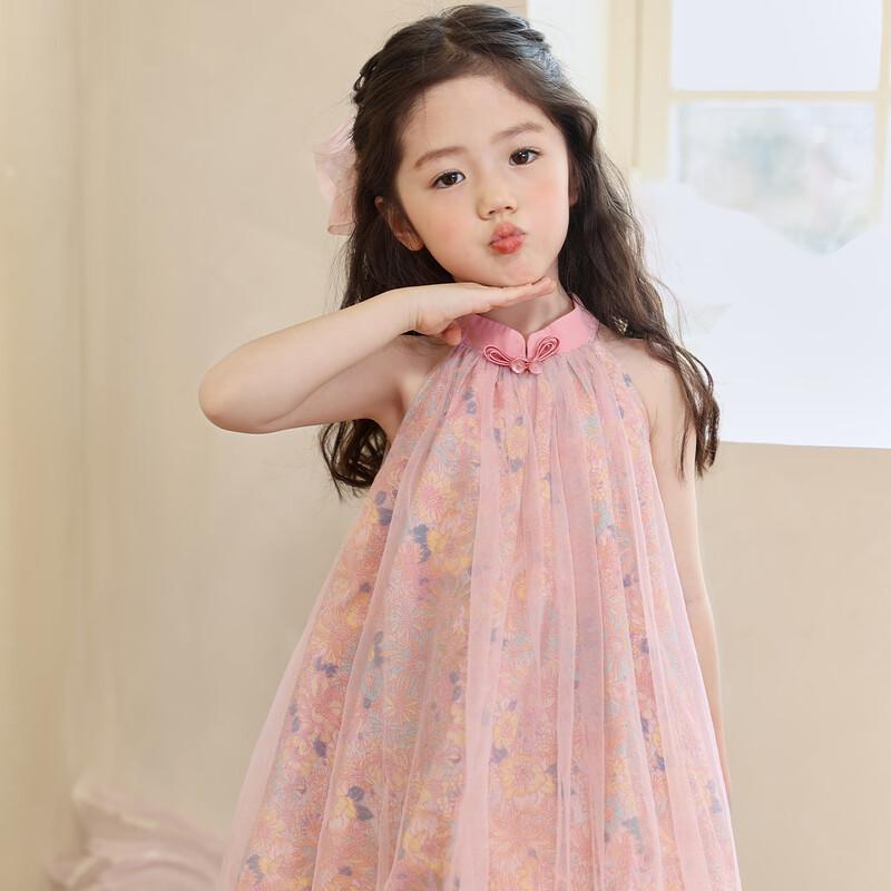LUSON Little O Baby Girls' New Chinese Style Qipao Dress 2025