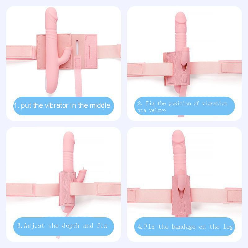 Vibrator Fixierband Weibliche Vibratoren Bandage Fixiergürtel Outdoor Stimulation Sexspielzeug Tragbares Springei Masturbieren Sexmaschine