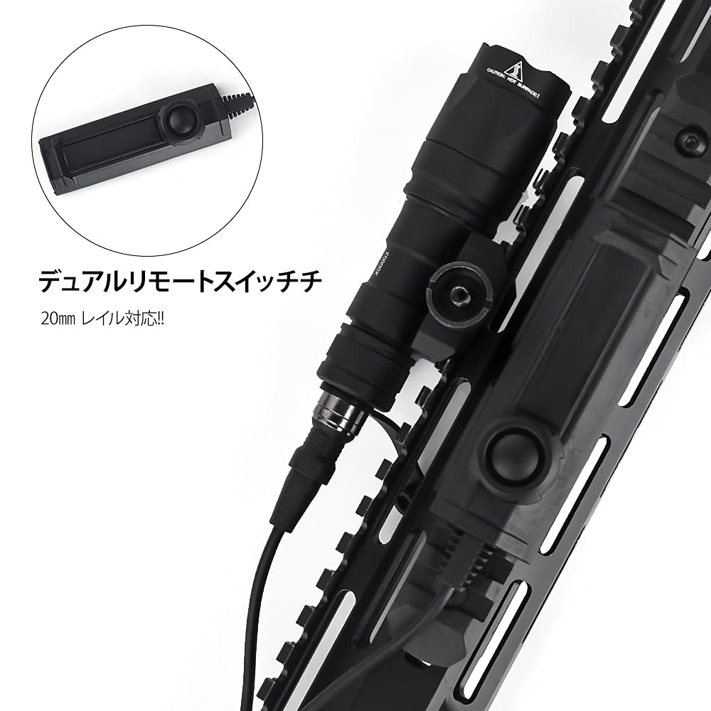 WADSN Surefire M300A סוג פנס אור צופים עם מתג כפול תואם עם מסילה 20 מ"מ 600 לומן משחק הישרדות אור טקטי