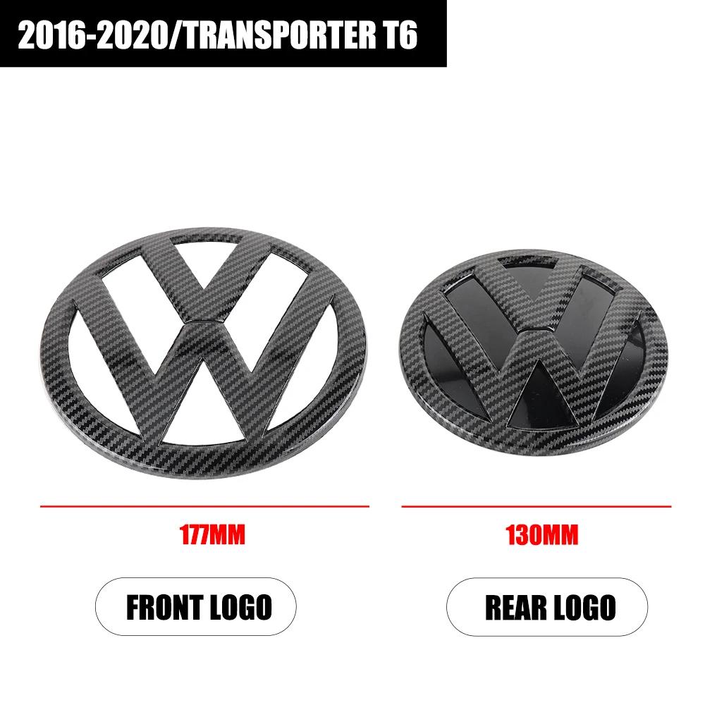 2025 Het För Volkswagen Transporter VW T6 2016 2017 2018 2019 2020 Bil Främre Grill Emblem Cover Bakre Bagagelucka Emblem Dekor Tillbehör