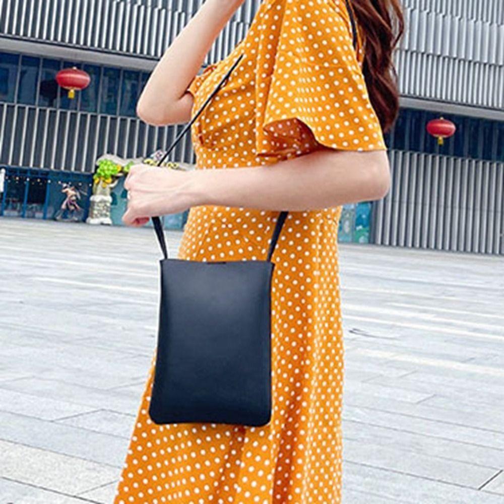 Pocket Pouch Mobile Phone Wallet Bag Single Shoulder Shoulder Leather Phone Pouch Women