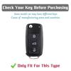 Premium Shockproof TPU Key Fob Case for VW Golf Polo Passat & Skoda Octavia - Durable Anti-Scratch Car Remote Protective Cover