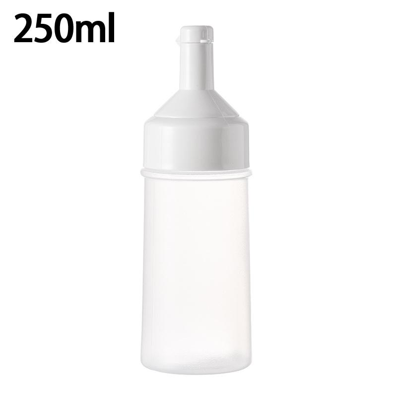 250Ml Kitchen Squeeze Seasoning Bottle With Rack Leak-Proof Condiment Empty Bottles