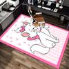 Pink Heart Aristocat Carpet For Playroom Bedroom Living Room Sofa Home Decorkids Game Area Rug Nonslip Floor Mat