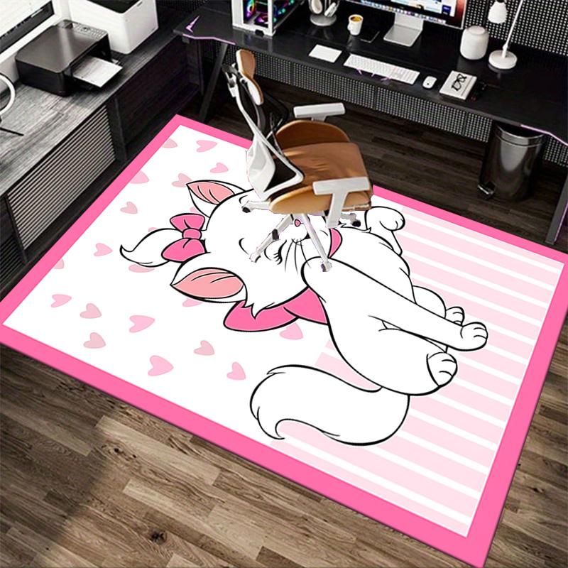 Pink Heart Aristocat Carpet For Playroom Bedroom Living Room Sofa Home Decorkids Game Area Rug Nonslip Floor Mat