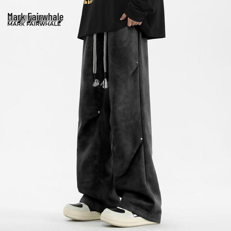 Mark Fairwhale Men s Tie-Dye Curved Long Casual Pants L