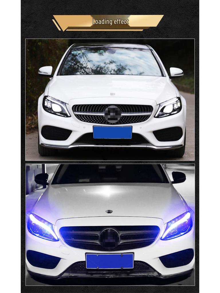 LED Headlight Assembly for 2015-2019 Mercedes-Benz C200-C260