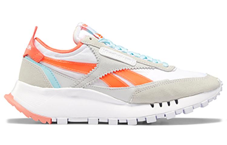 Reebok Wmns Classic Leather Legacy 'White Orange Flare' Women's FY7435
